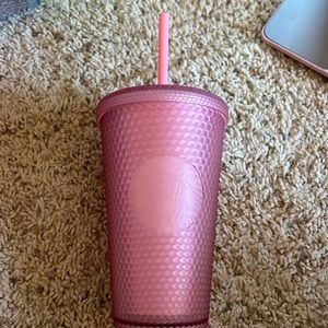 Starbucks GRANDE Pink Lemonade Studded Tumbler Blush Pink Matte
